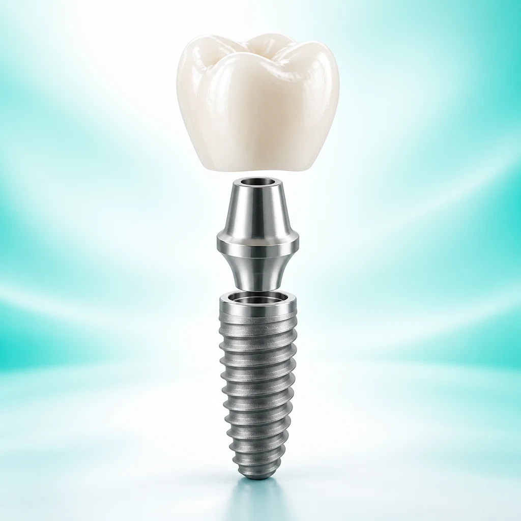 Imagem ilustrativa de implante dentário