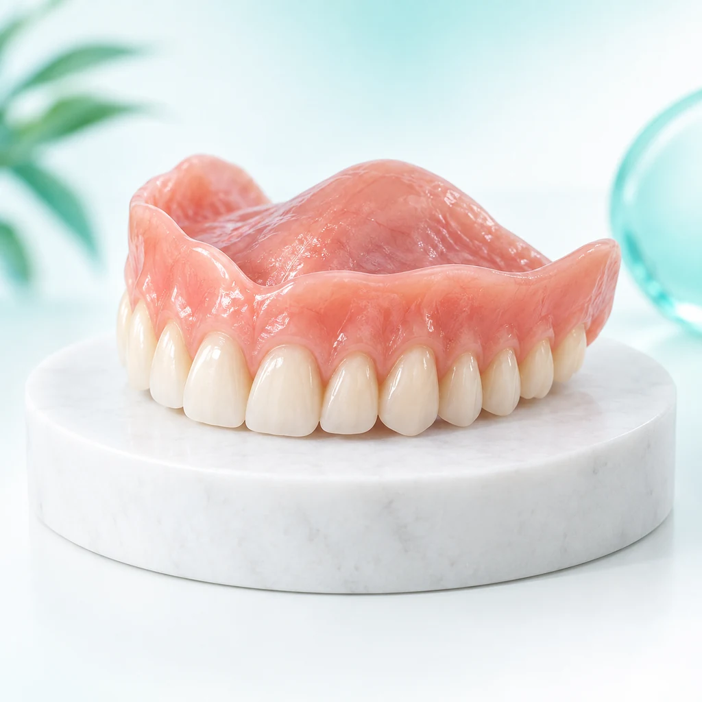 Imagem ilustrativa de prótese dentária